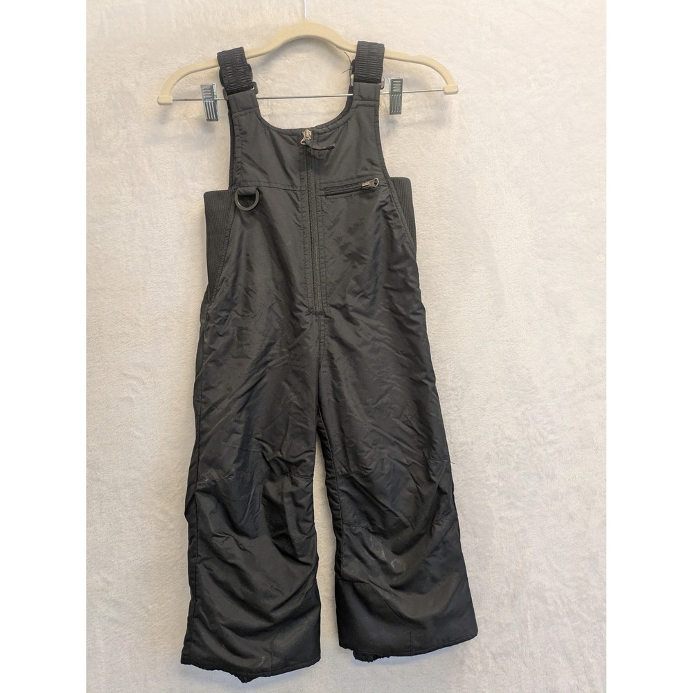 Rawik Kids Black‎ Snow Bib Overalls Size 4 Winter Ski Snowboard